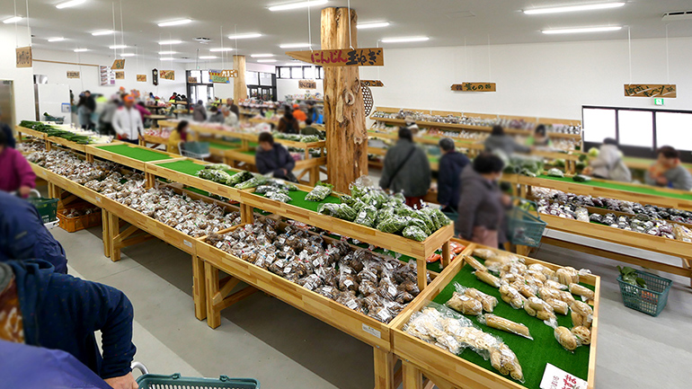 そすいの郷直売センターの様子