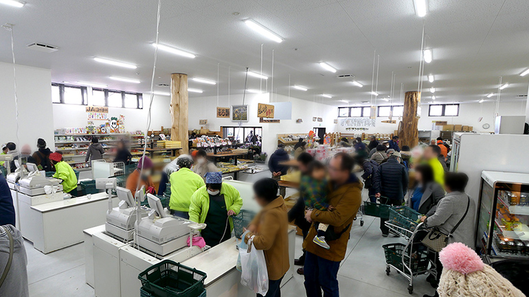 そすいの郷直売センターの様子